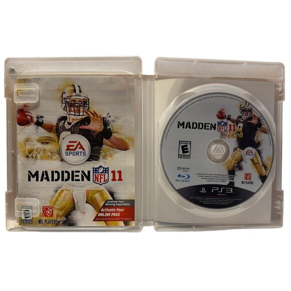 Madden NFL 11 Sony PlayStation 3, 2010 CIB Mint Condition - Picture 3 of 6